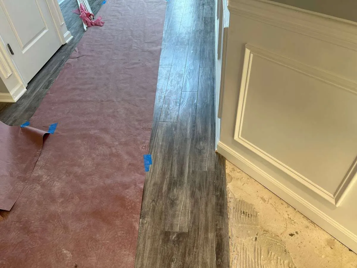 Completed marble shower restoration in Flint